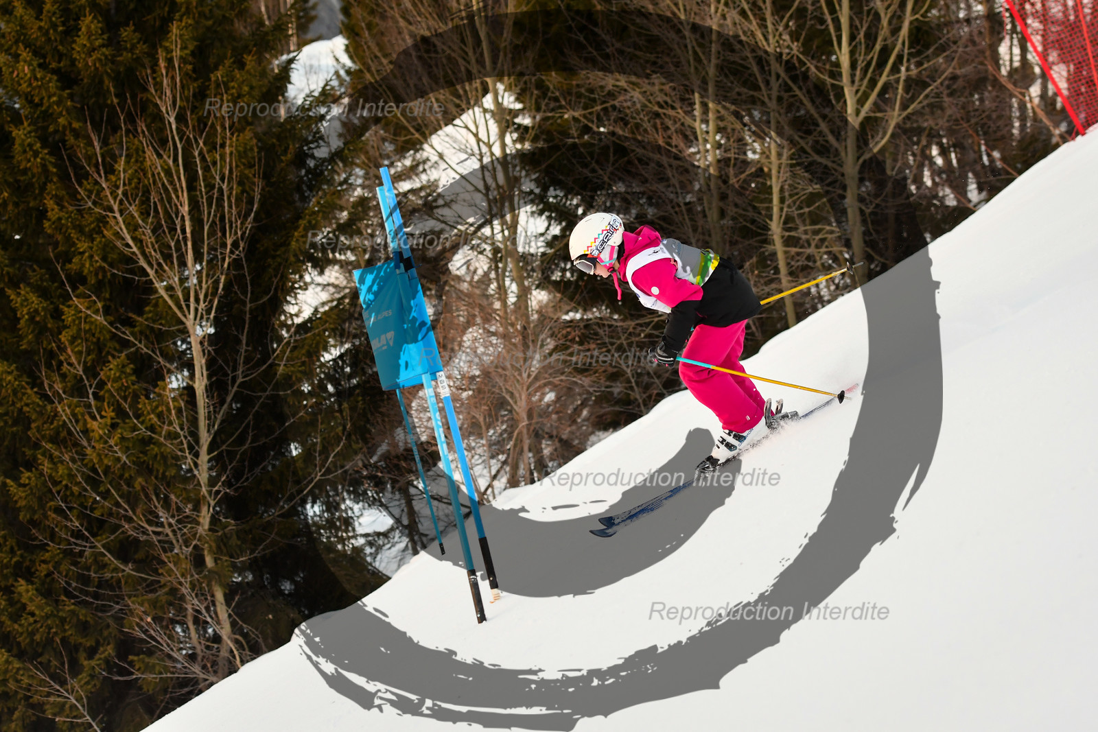 fleche Vaujany ESF Montfrais