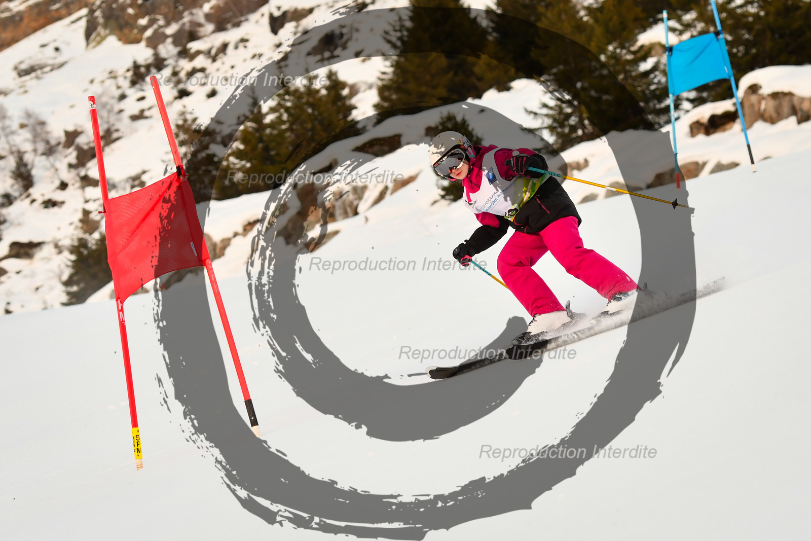 fleche Vaujany ESF Montfrais