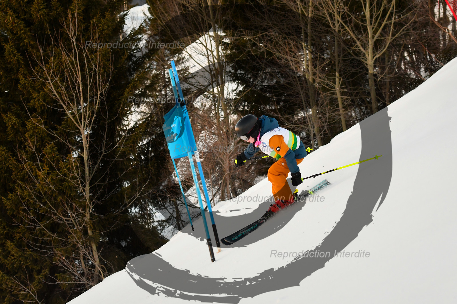 fleche Vaujany ESF Montfrais