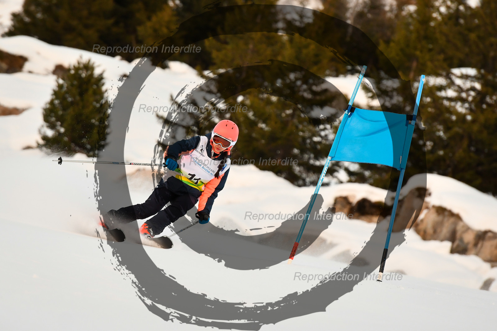 fleche Vaujany ESF Montfrais