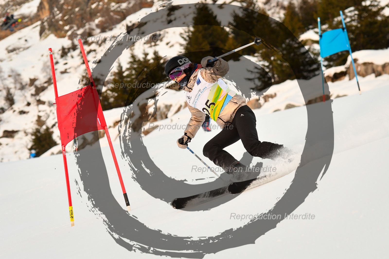 fleche Vaujany ESF Montfrais